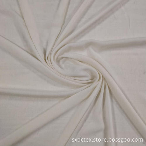 Woven Rayon Crinkle Textured Crepe Solid Fabric